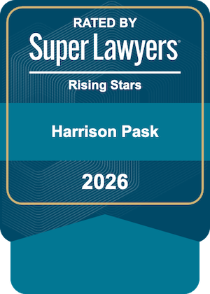 Super Lawyers Rising Star 2026 - Harrison Pask